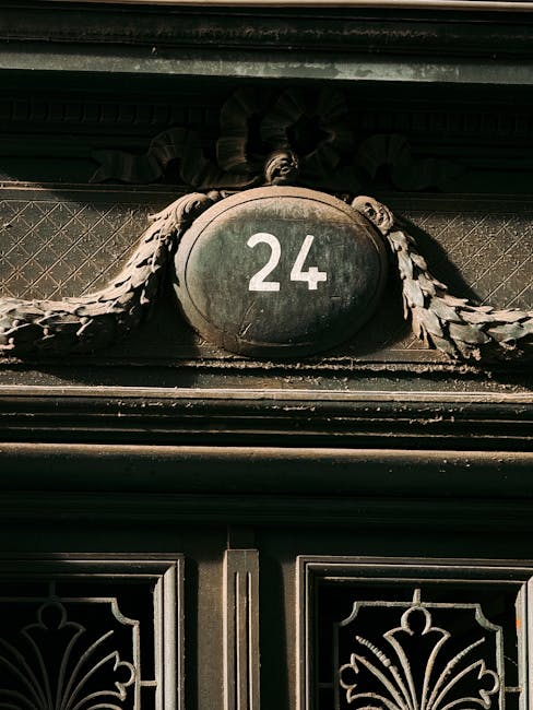 Ornate executive entrance